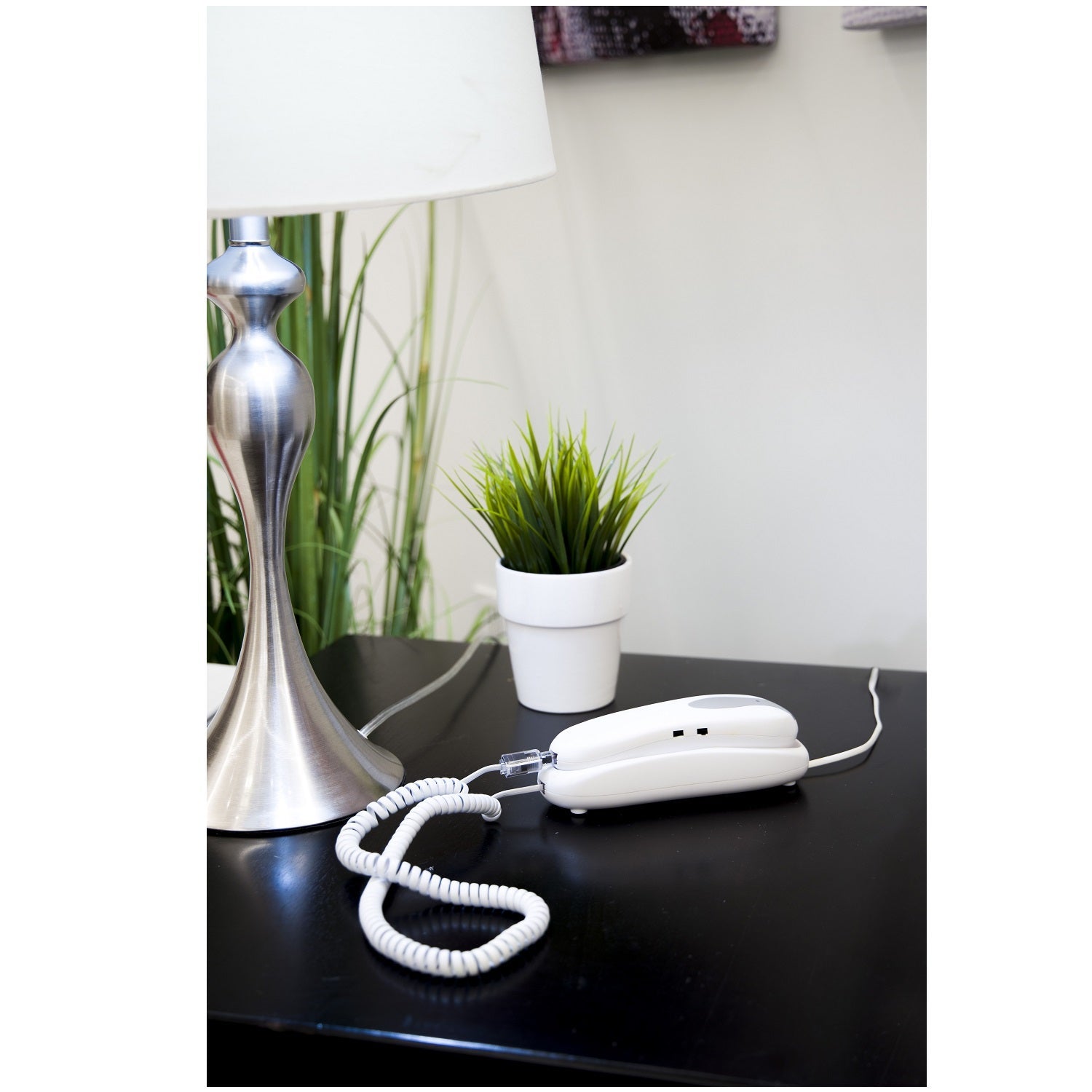 Power Gear 50ft. Ultra Thin Phone Line Cord, White