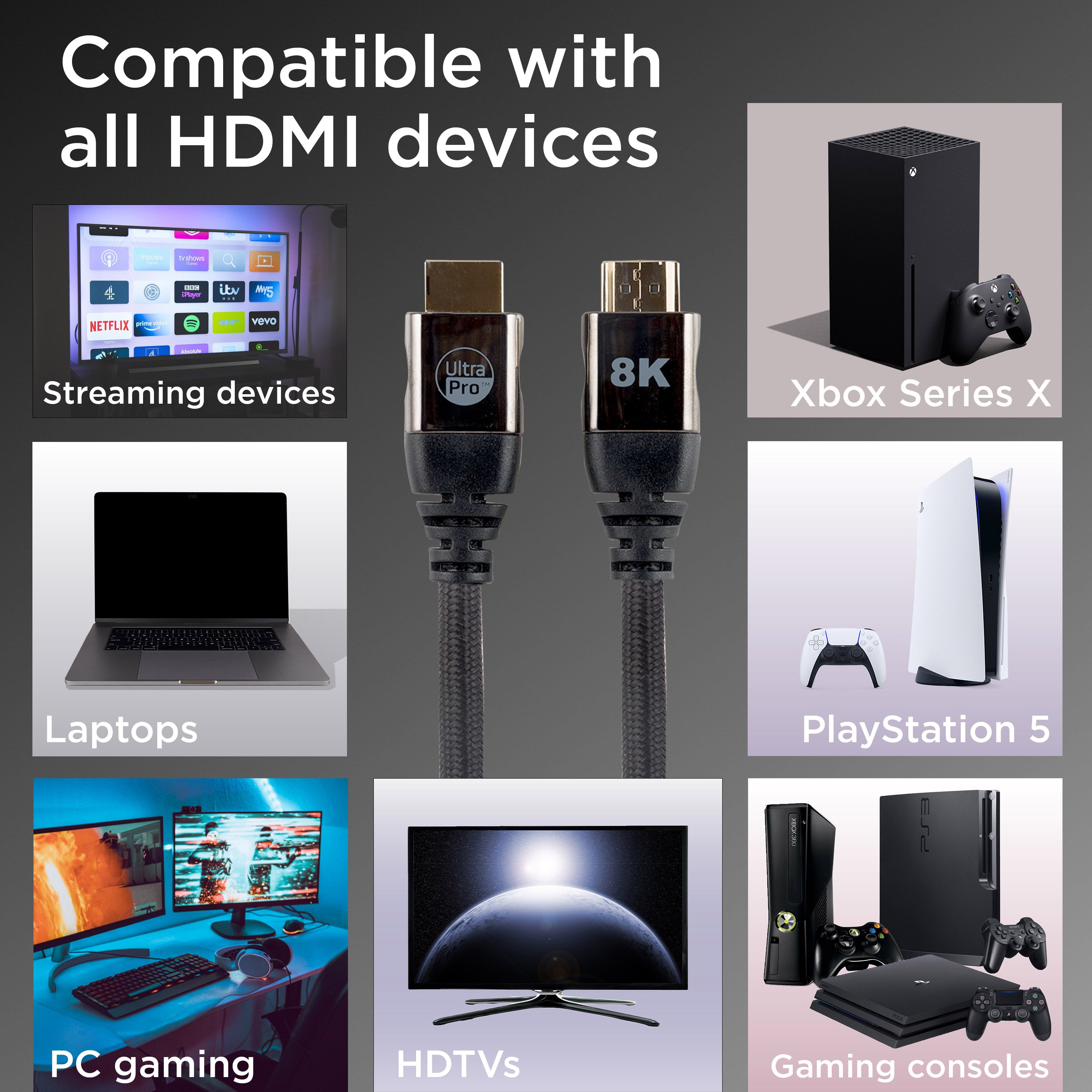 UltraPro 2.1 Premium HDMI Cable 3ft.