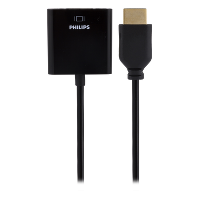 Philips HDMI to VGA Adapter, Black