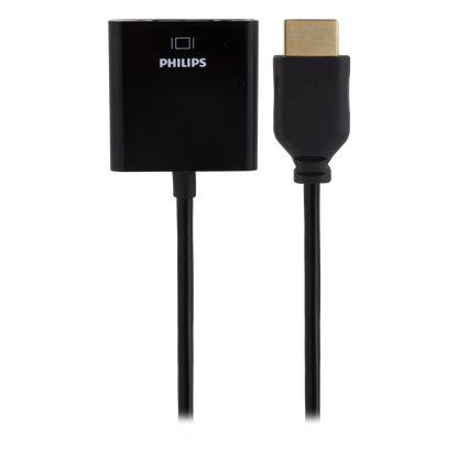 Philips HDMI to VGA Adapter, Black