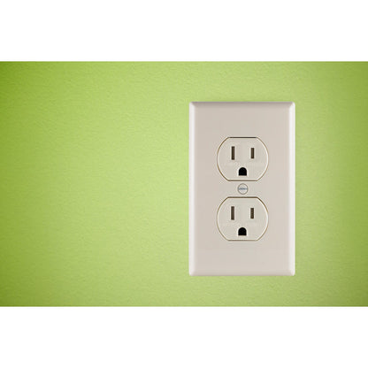 GE Grounding Tamper Resistant Safety Outlet, Light Almond