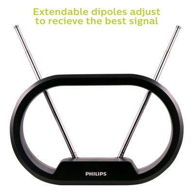 Philips Modern Loop HD Antenna, Black