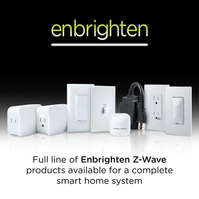 Enbrighten In-Wall Z-Wave Tamper-Resistant Smart Outlet