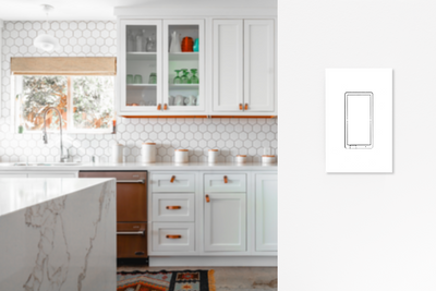 UltraPro WiFi In-Wall Smart Dimmer With QuickFit™ And SimpleWire™, White