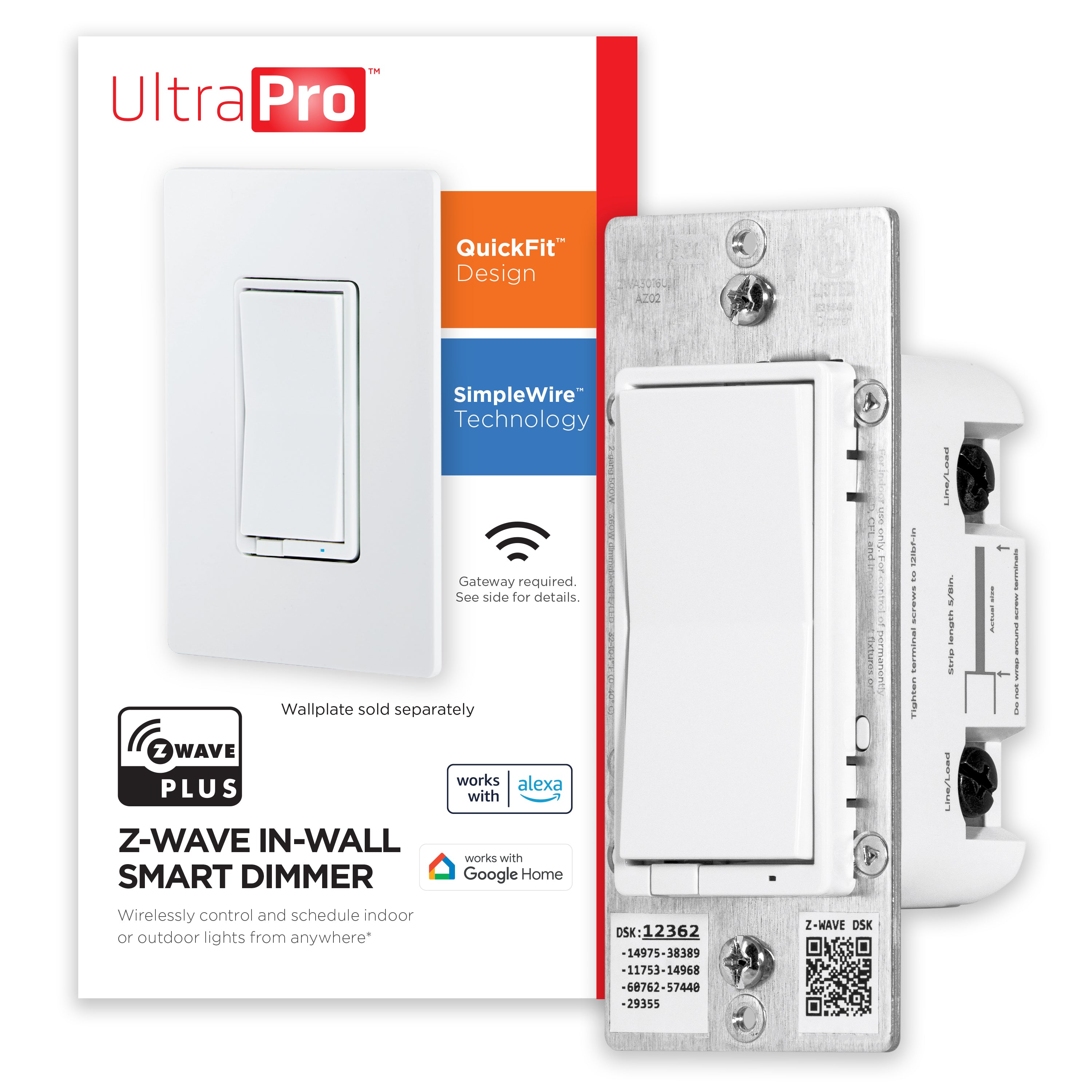 UltraPro Z-Wave In-Wall Smart Switch