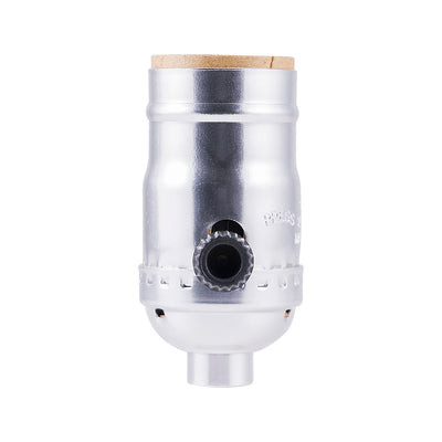 Power Gear 3-Way Lamp Socket, Nickel