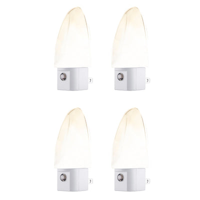 Lights by Night Automatic LED Night Light, White, 4 Pack