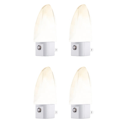 Lights by Night Automatic LED Night Light, White, 4 Pack
