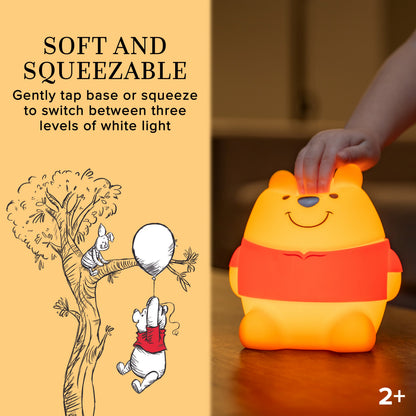 Disney Winnie the Pooh Squish’ems Dimmable Tabletop LED Night Light