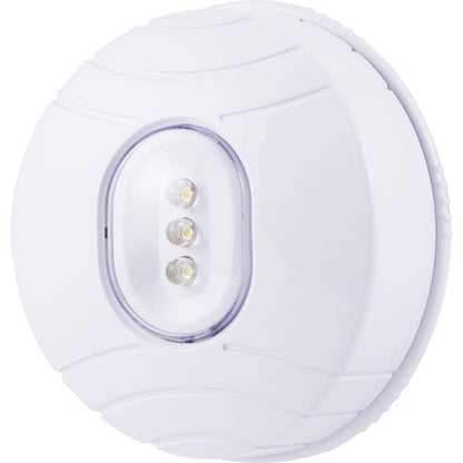 GE Battery Operated LED Puck Light, White
