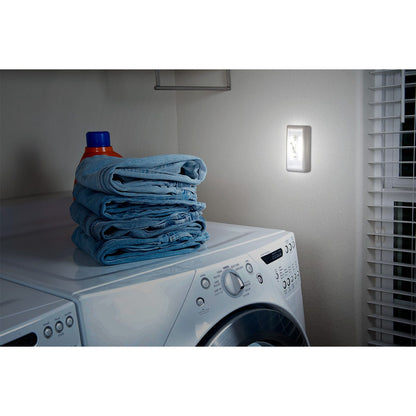 Lights by Night Battery Operated Manual On/Off LED Night Light Switch, White