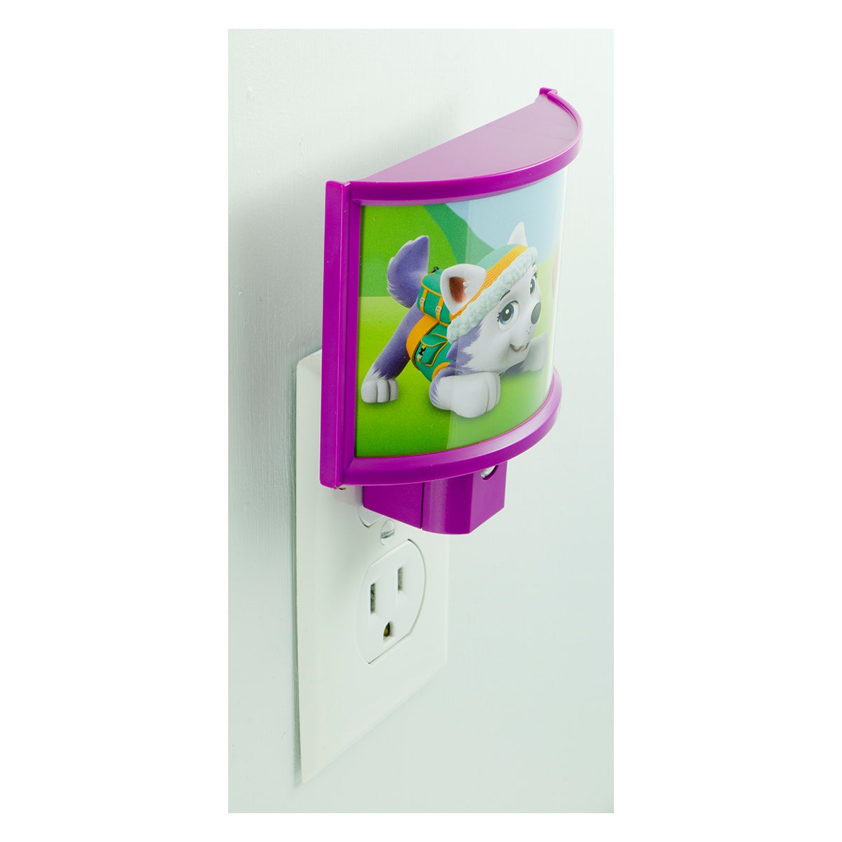 Nickelodeon Paw Patrol Wrap Shade Light Sensing LED Night Light, Purple