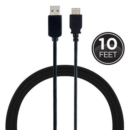 GE 10ft. USB Printer Cable, Black