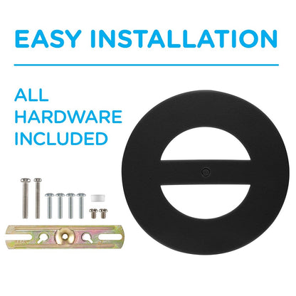 Enbrighten VIBE Outdoor 3-Head Motion-Sensing Back Lit WiFi LED Security Light, Bronze