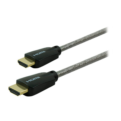 GE Pro Premium 6 ft. HDMI Cable with Ethernet, Silver