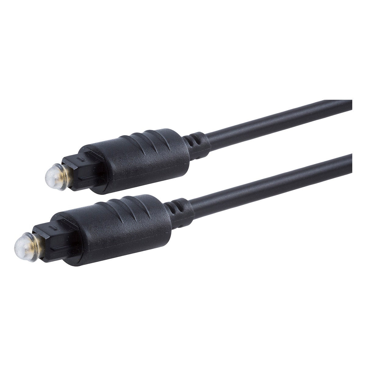 Philips 5 ft. Toslink Fiber Optic Audio Cable, Black