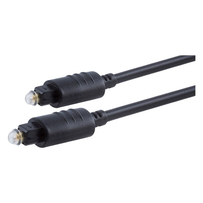 Philips 5 ft. Toslink Fiber Optic Audio Cable, Black