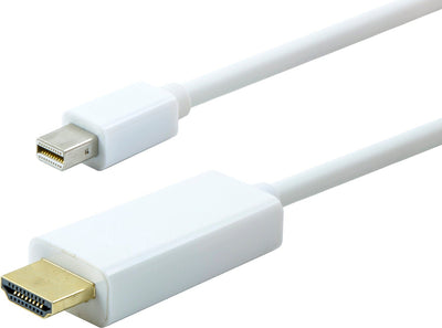 GE 6ft. Mini DisplayPort to HDMI Cable, White