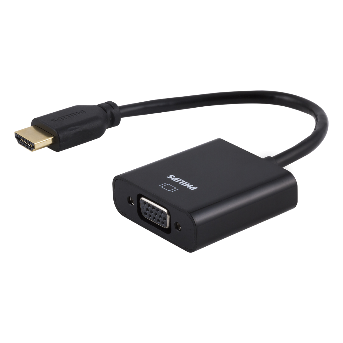 Philips HDMI to VGA Adapter, Black