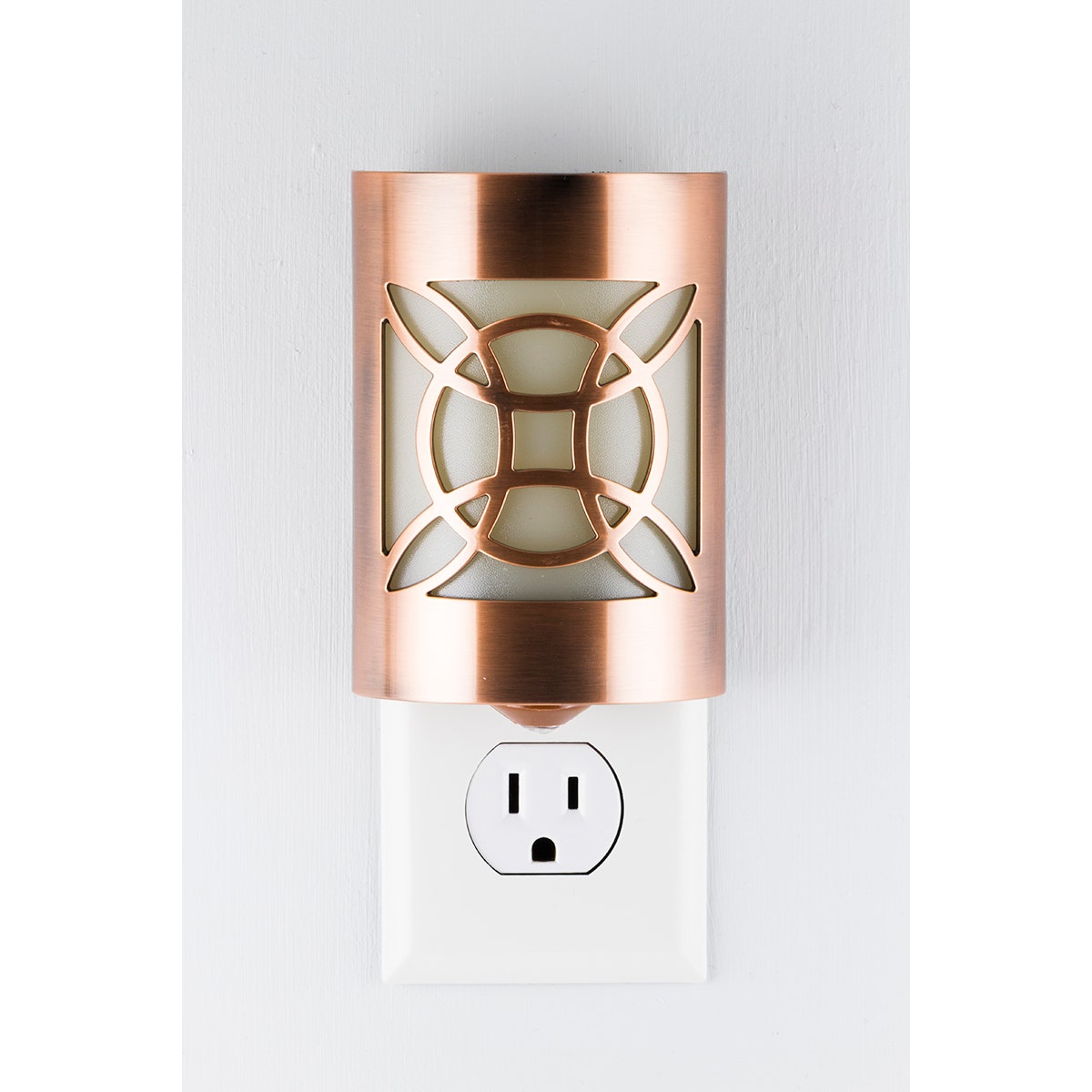 GE CoverLite Celtic Design Light Sensing LED Night Light, Oil-Rubbed Bronze