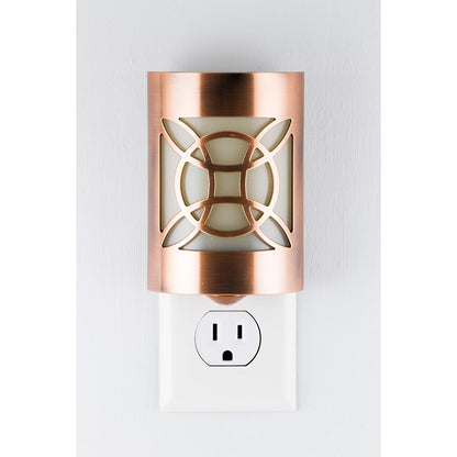 GE CoverLite Celtic Design Light Sensing LED Night Light, Oil-Rubbed Bronze