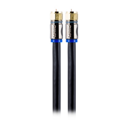 Philips 25 ft. Quad-Shield RG6 Coaxial Cable, Black