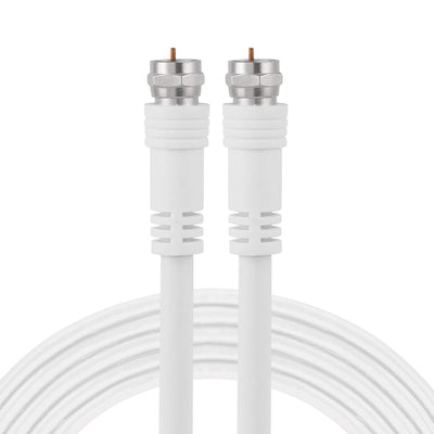 GE-branded RG6 25ft. Coax Cable, White