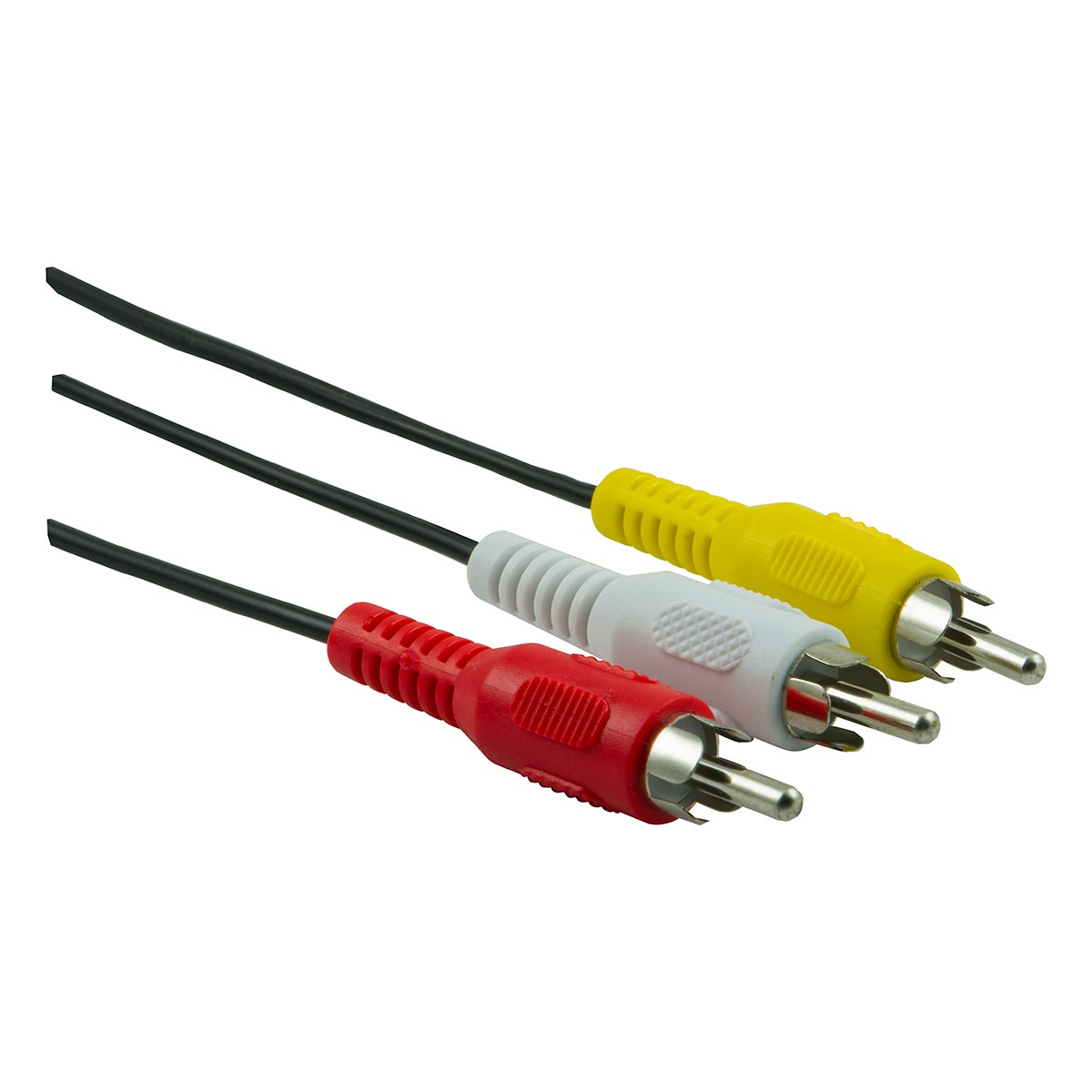 GE 12ft. Composite Audio/Video Cable with RCA-Type Connectors, Black