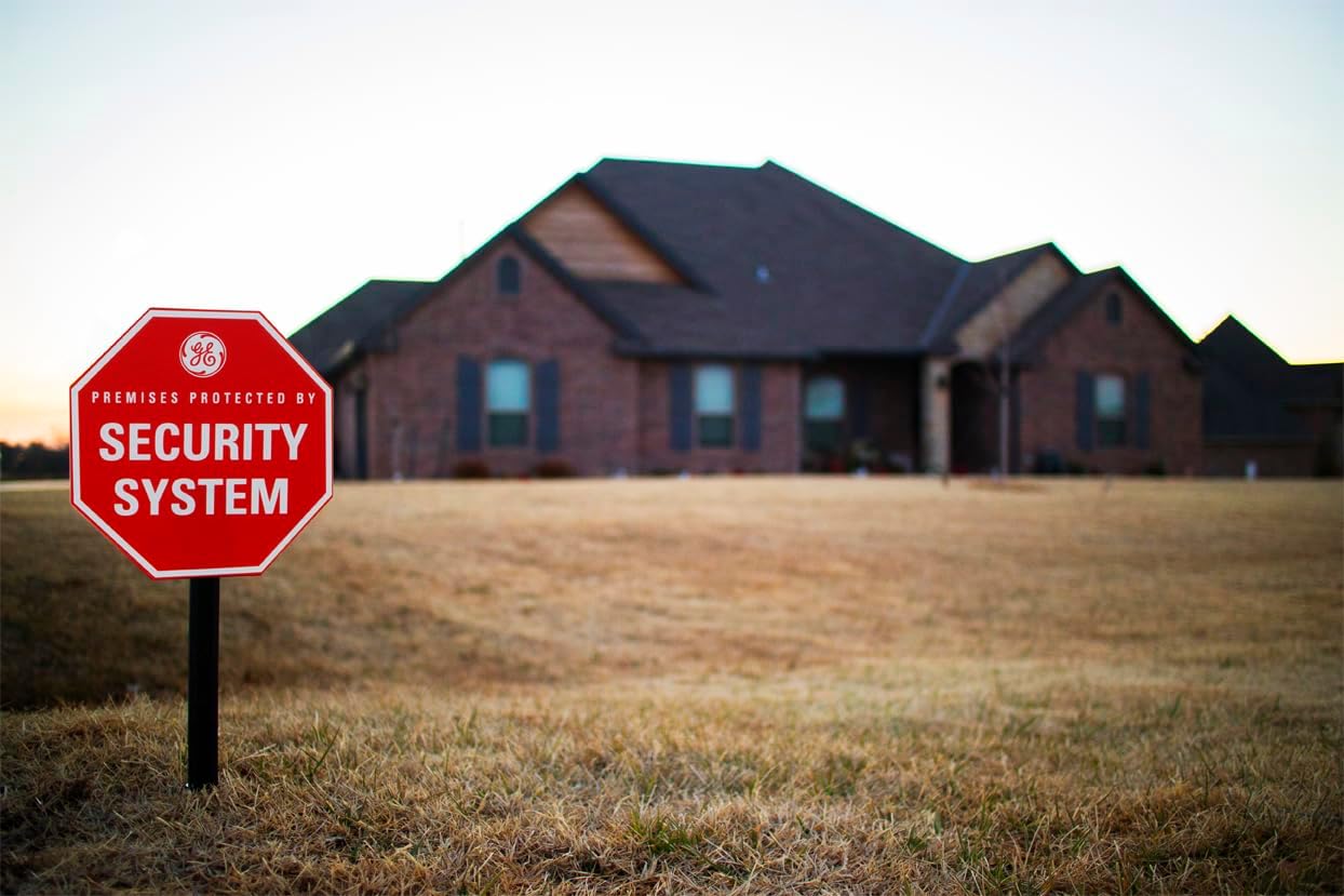 GE Security Yardstake Sign