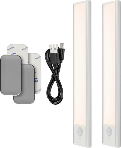 Energizer 9.5 inch Motion Sensor Rechargeable Under Cabinet Lighting 2 Pack