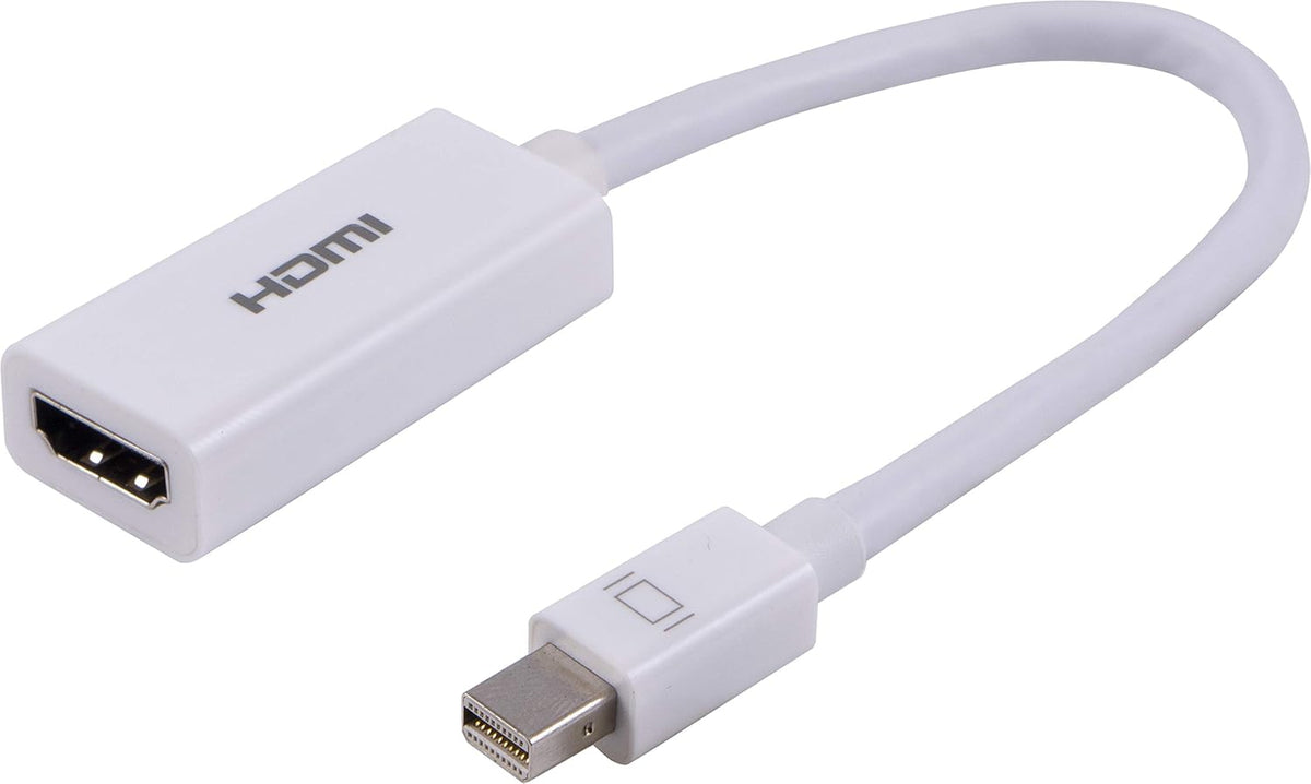 Philips Mini DisplayPort to HDMI Adapter, White, 8 Pack