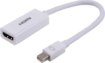 Philips Mini DisplayPort to HDMI Adapter, White, 8 Pack