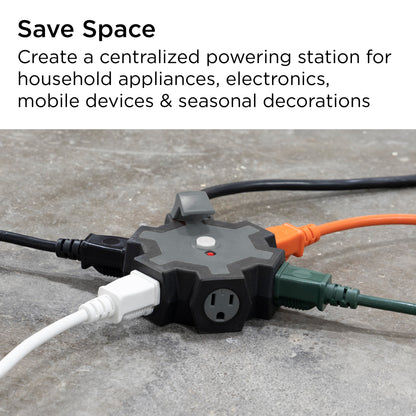 UltraPro Heavy Duty 5-Outlet Hub, 25ft. Cord