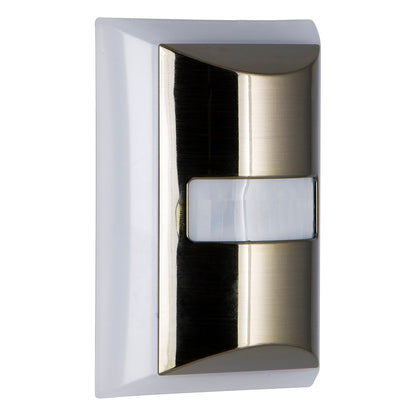 GE CoverLite Light Sensing Motion-Boost LED Night Light, Silver