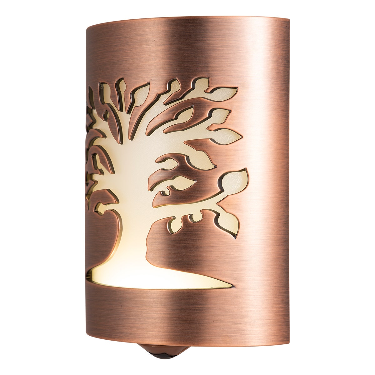 GE CoverLite Tree of Life Light Sensing LED Night Light, Oil-Rubbed Bronze
