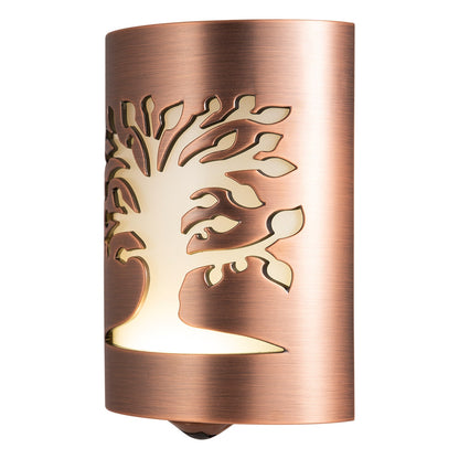 GE CoverLite Tree of Life Light Sensing LED Night Light, Oil-Rubbed Bronze