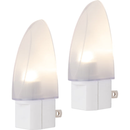 Lights by Night Light Sensing LED Night Light, 2 Pack, White