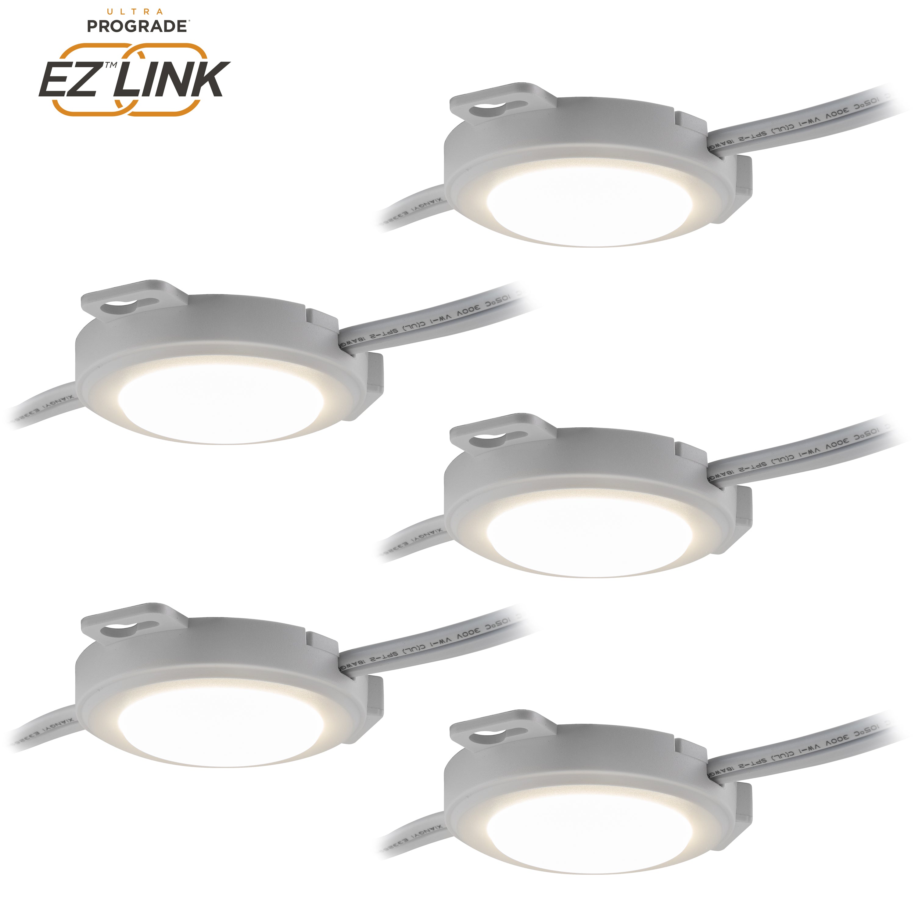 Ultra ProGrade EZLink LED Puck Lights, 5pk
