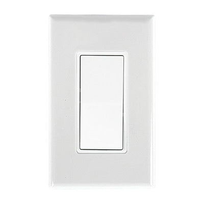 GE Grounding Paddle Rocker Switch, White