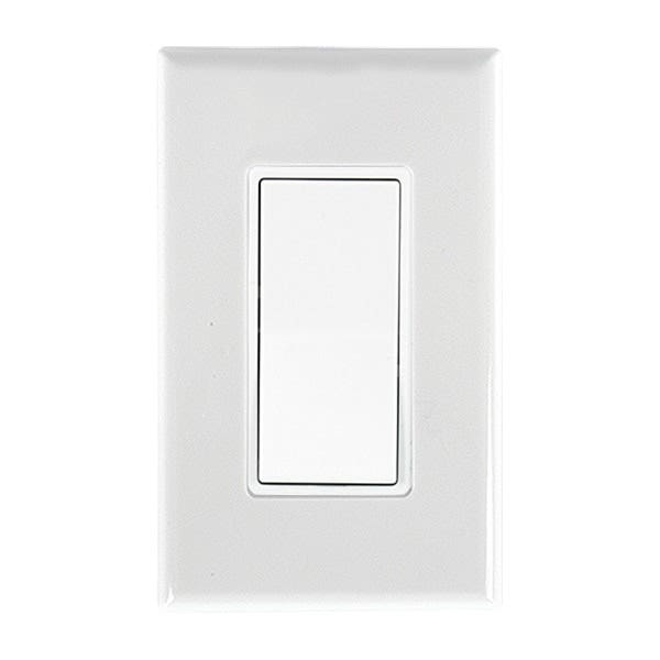 GE Grounding Paddle Rocker Switch, White