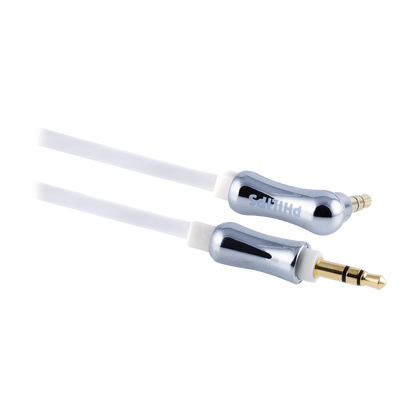 Philips 3ft. 3.5mm Flat Auxiliary Audio Cable, White