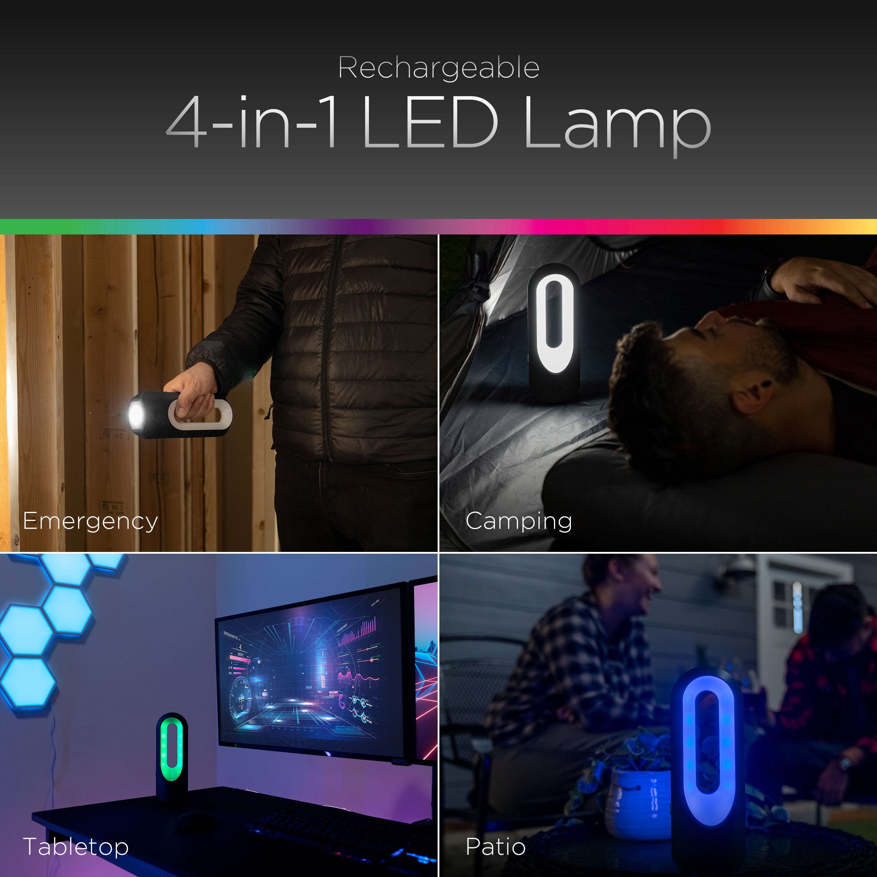 UltraPro Elite Rechargeable 4-in-1 LED Lamp