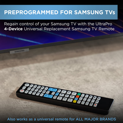 UltraPro 4-Device Universal Replacement Samsung Remote