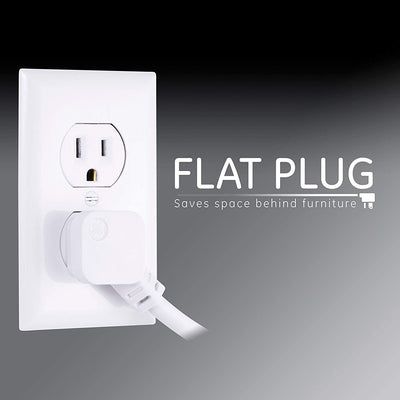 GE 4-Outlet 2-USB 3ft. Surge Protector, White
