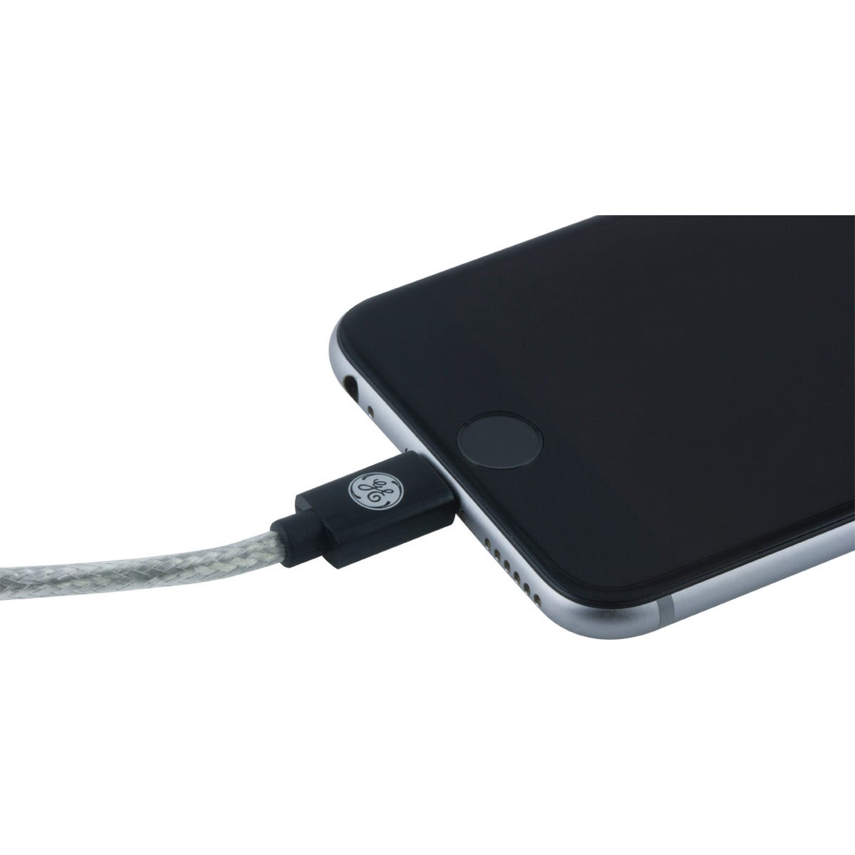 GE 9ft. USB to Lightning Charging Cable, Black