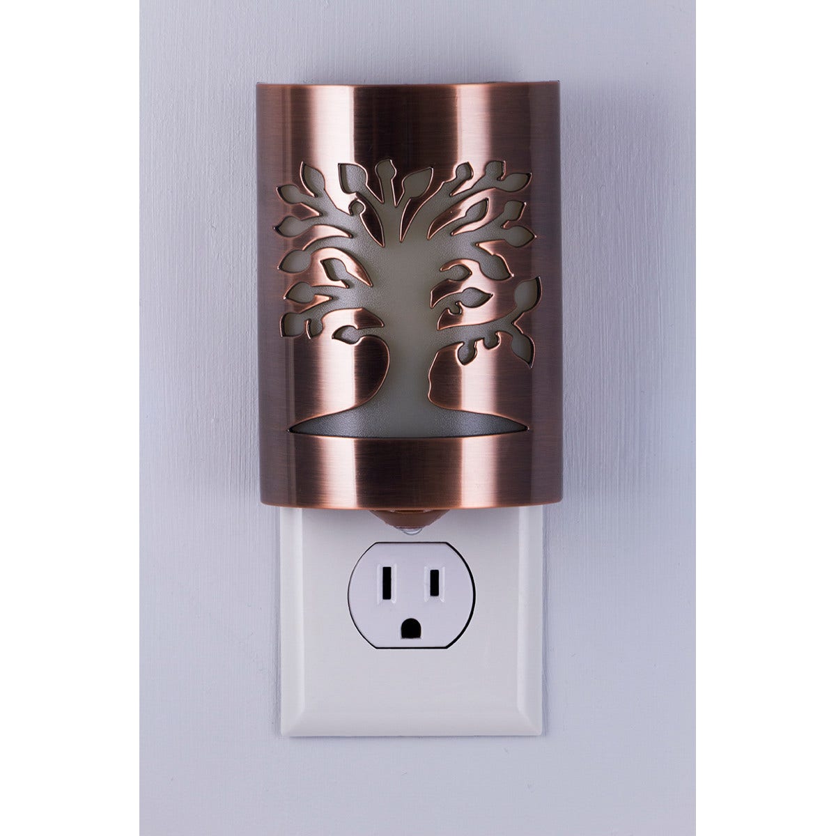 GE CoverLite Tree of Life Light Sensing LED Night Light, Oil-Rubbed Bronze