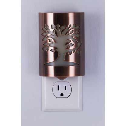 GE CoverLite Tree of Life Light Sensing LED Night Light, Oil-Rubbed Bronze