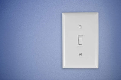 GE Grounding Toggle Switch, White, 5 Pack