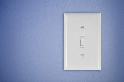 GE Grounding Toggle Switch, White