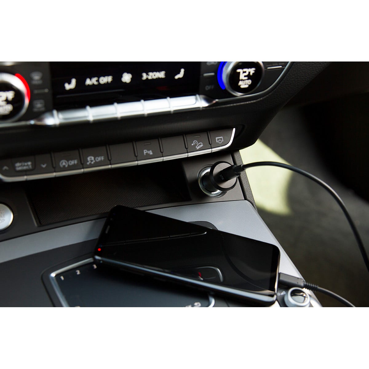 Philips 1-USB Car Charger with USB-C and Power Delivery, Black